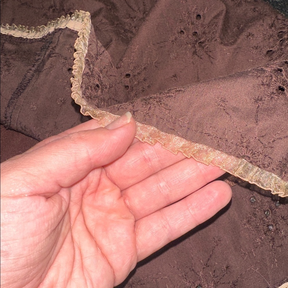 Sage brush trading Co. Elegant Brown Skirt - Picture 4 of 8